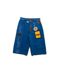 1990's Major Damage Striped Shorts