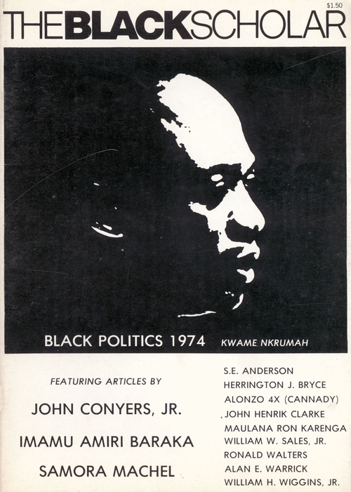THE BLACK SCHOLAR- BLACK POLITICS 1974