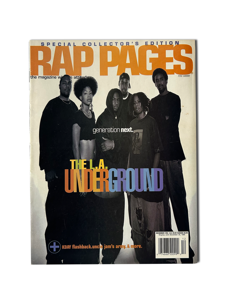 RAP PAGES MAGAZINE DEC 1994